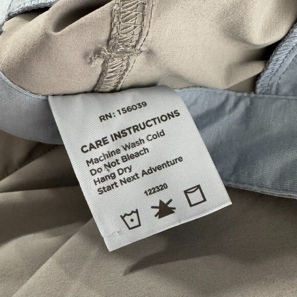 Free Fly Shorts Mens Size 38 Gray Polyester Spandex Stretch Casual SS-1826 - Picture 9 of 9